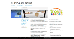 Desktop Screenshot of nuevosanuncios.es